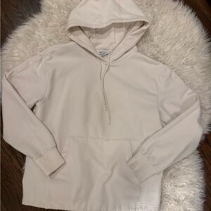 Athleta Off-White Hooded Pullover